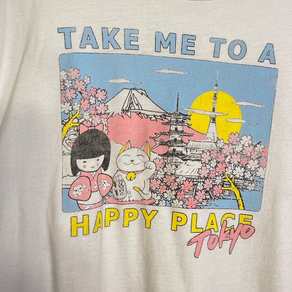 Tokyo vibrant cat blouse - Picture 5 of 7